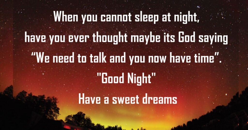 Inspirational Good Night Messages
