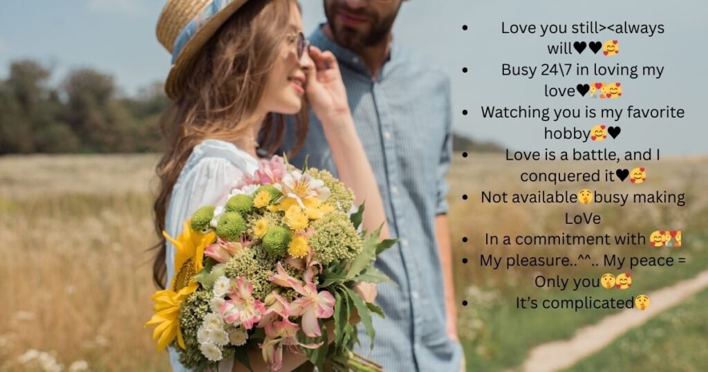 Married couple bio for private relationship