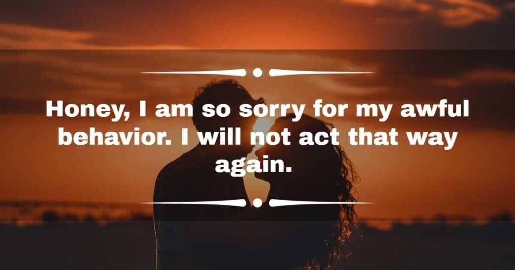 Sorry message to make her cry