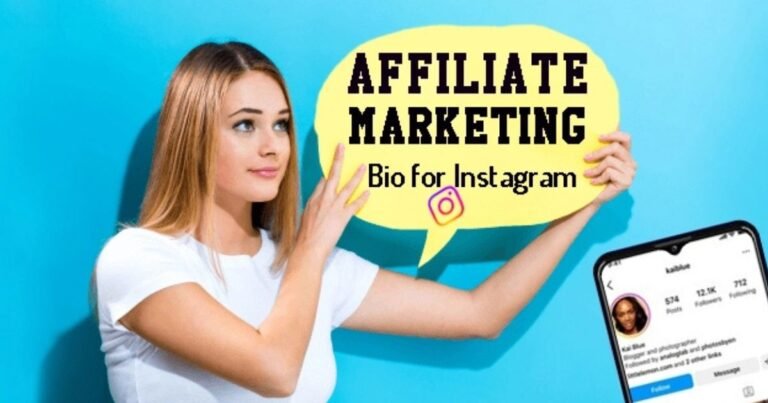 Affiliate Marketing Bio for Instagram