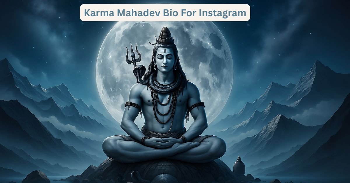 165+ Best Karma Mahadev Bio Instagram Captions & Shlokas (2025)
