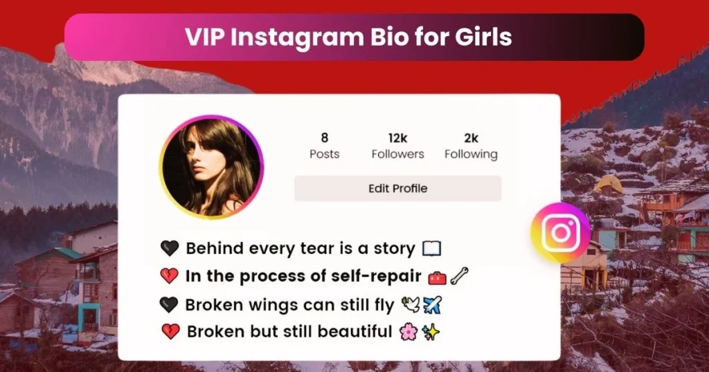 VIP Instagram Bio for Girls