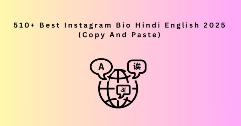 Instagram Bio Hindi English