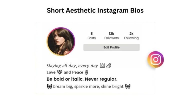Short Aesthetic Instagram Bios 2025 