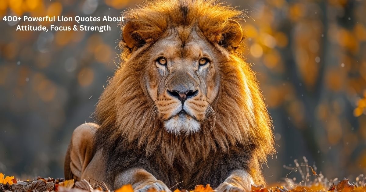 Powerful Lion Quotes