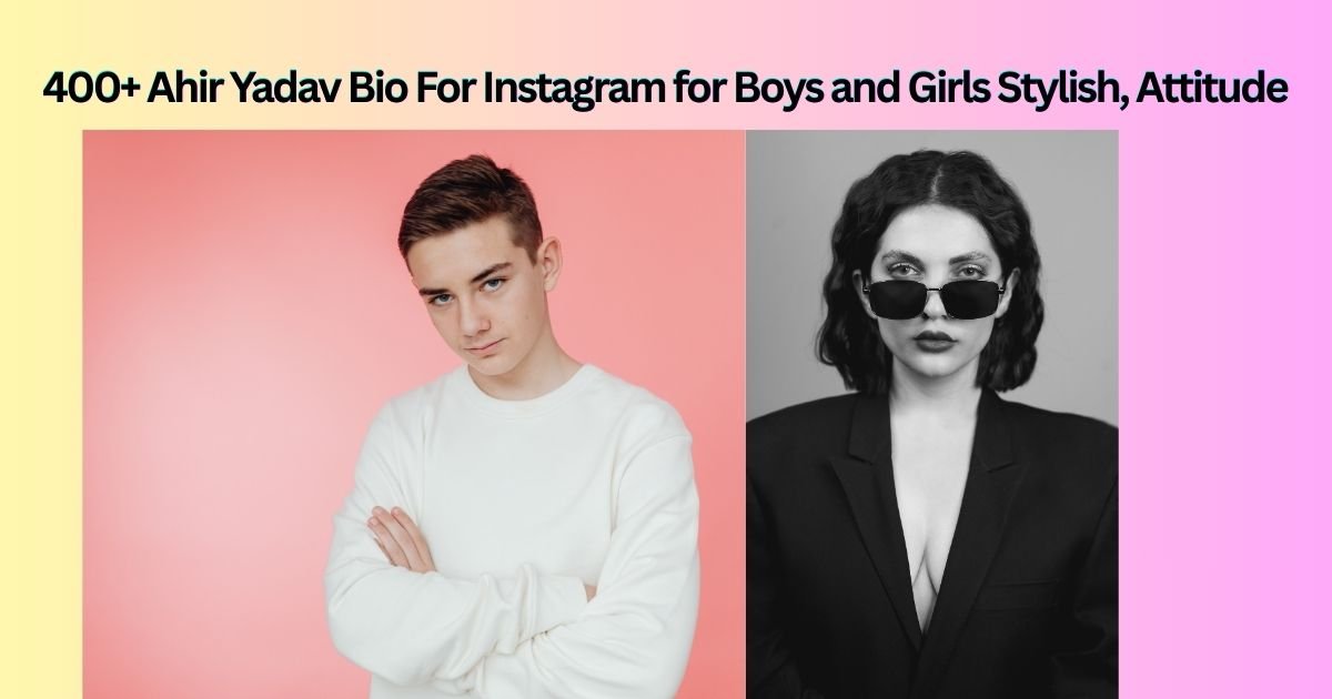 Yadav Bio For Instagram