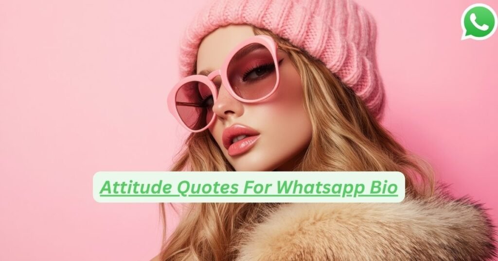 Attitude Quotes For Whatsapp Bio