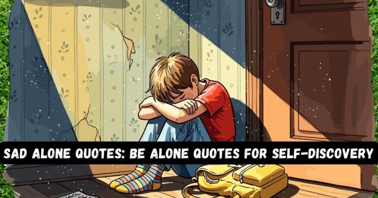Sad Alone Quotes