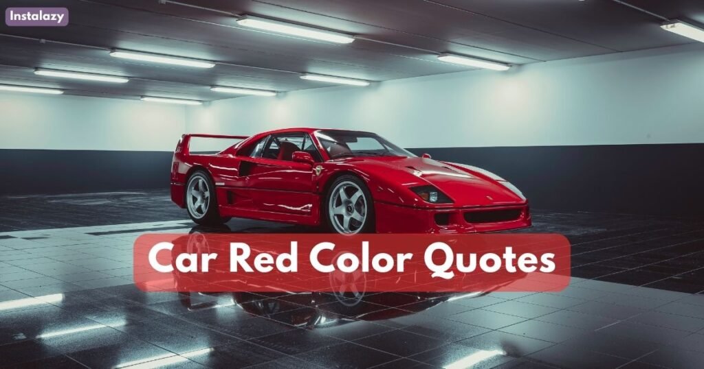 Car Red Color Quotes