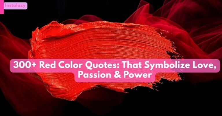 Red Color Quotes