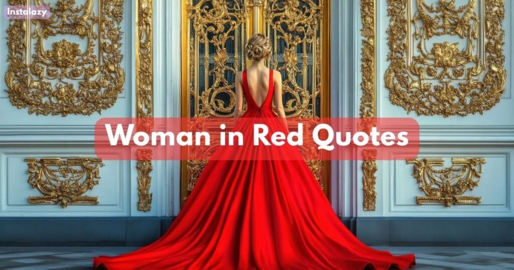 Woman in Red Quotes